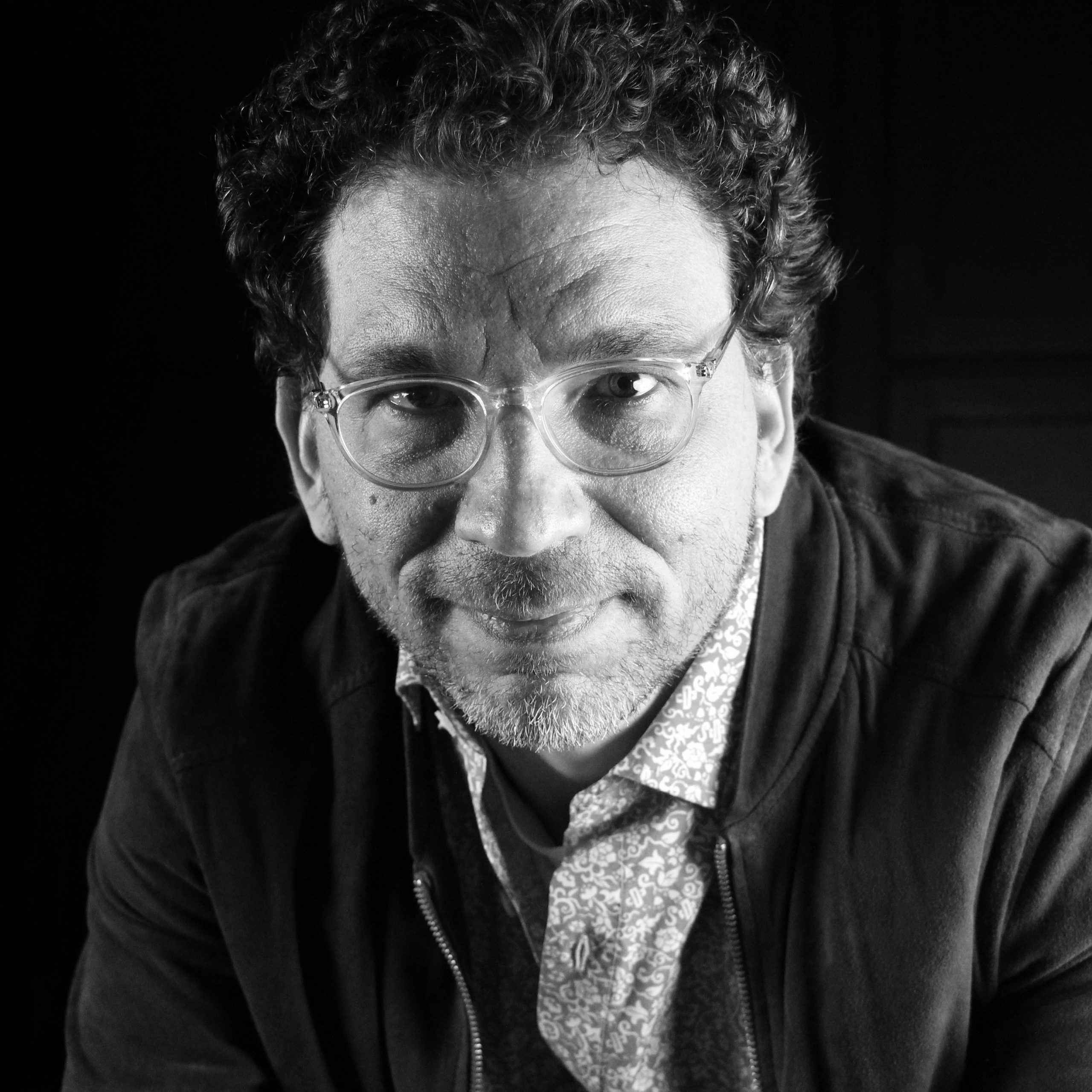 A man looking at the camera