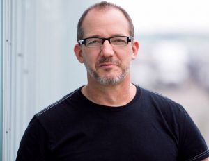 Artist Randy Regier is pictured.