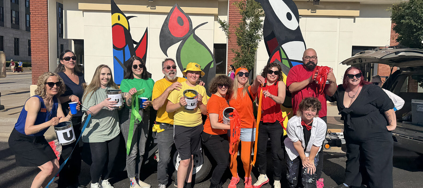The Ulrich team in the Riverfest parade.