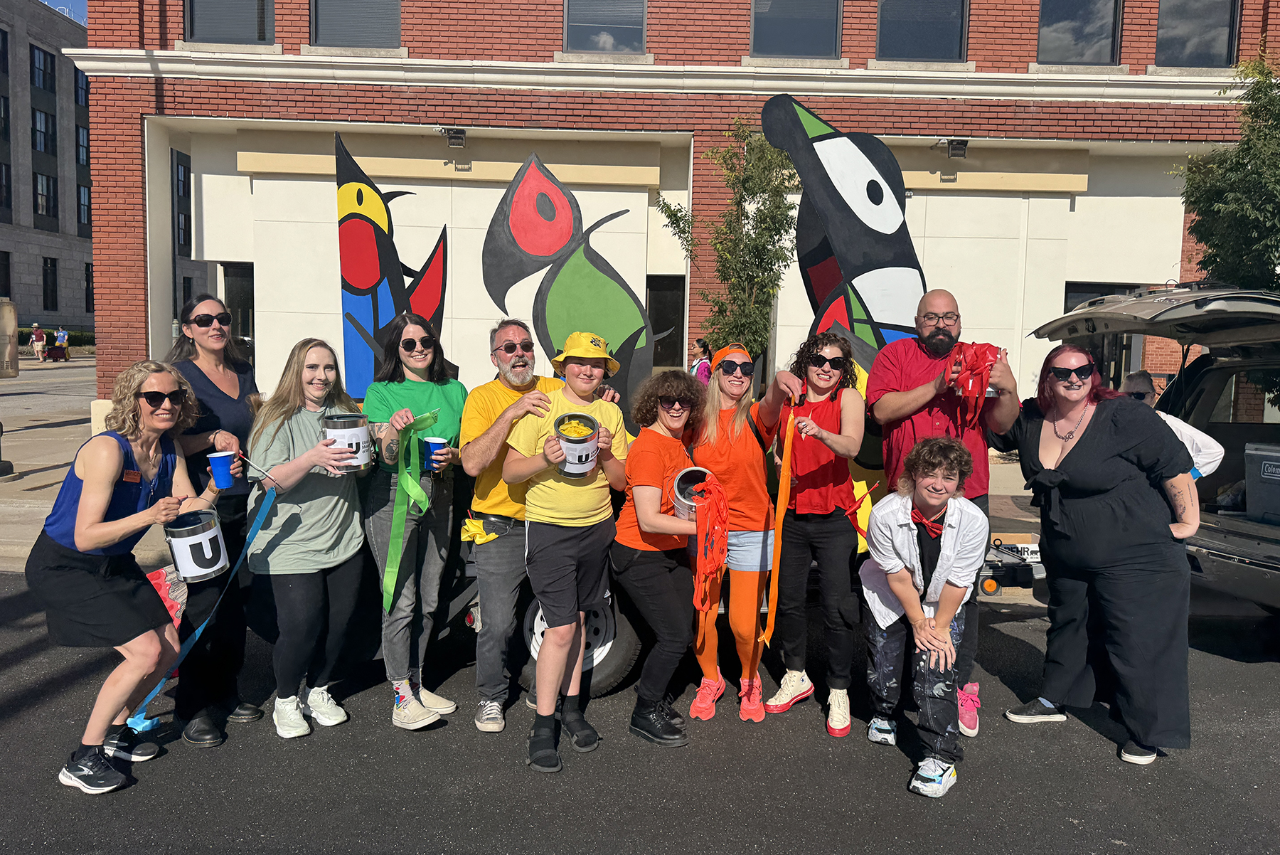The Ulrich team in the Riverfest parade.