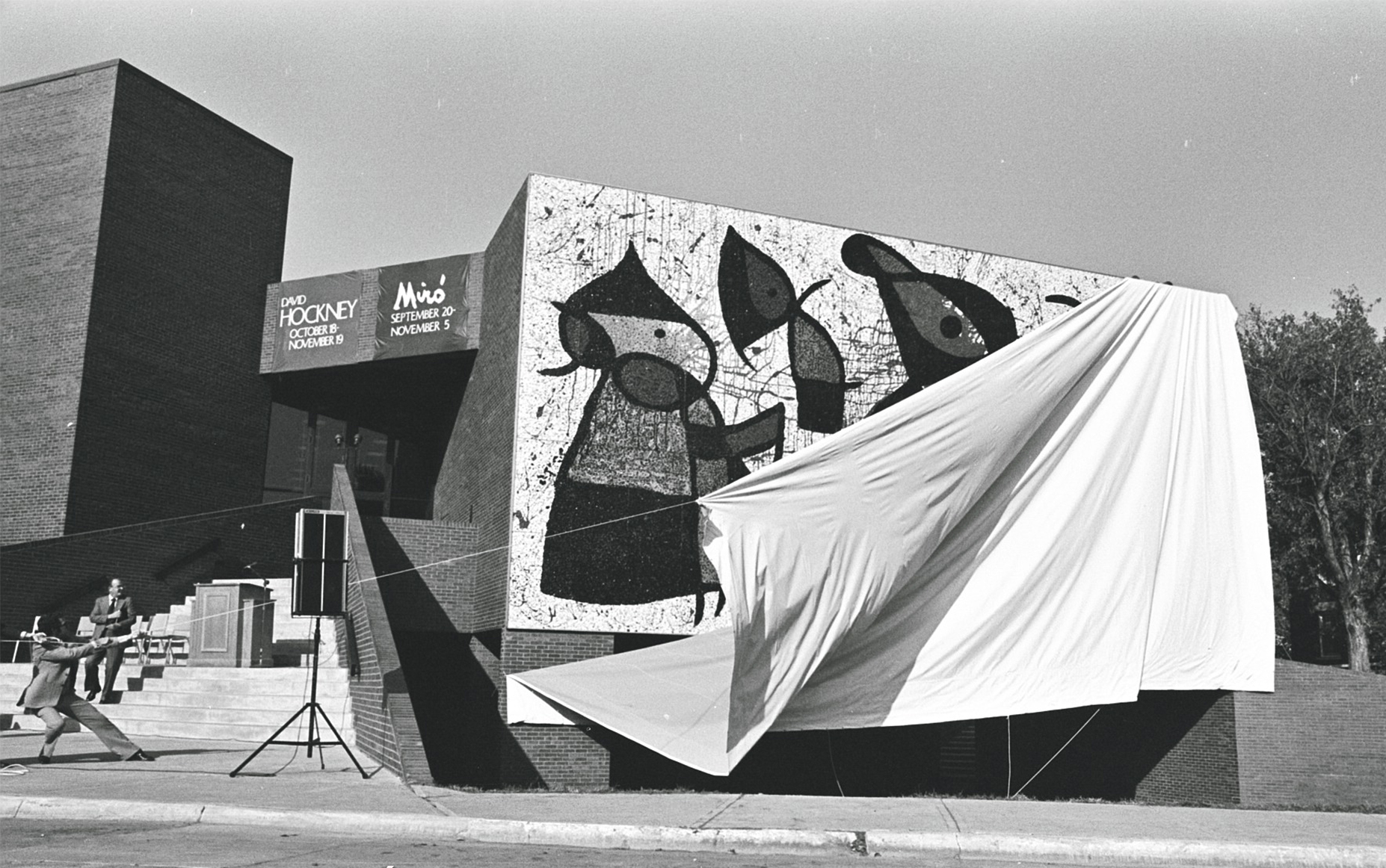 Artwork being unveiled